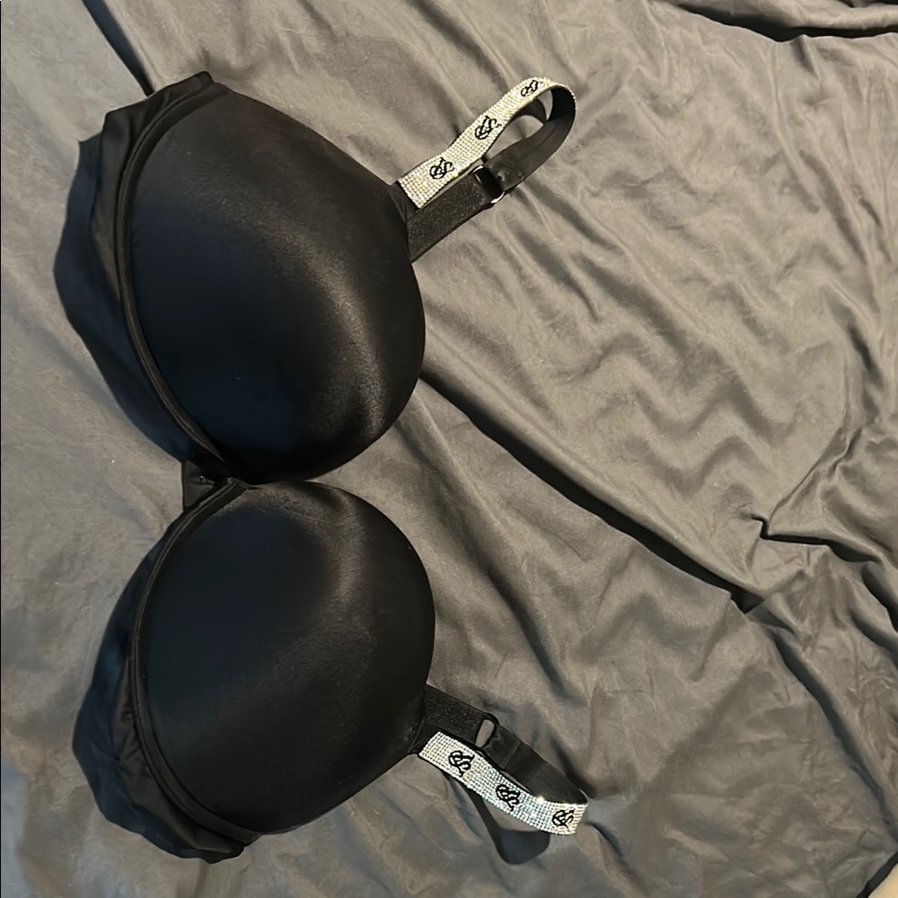 Victoria's Secret Black Bra with Logo Detail